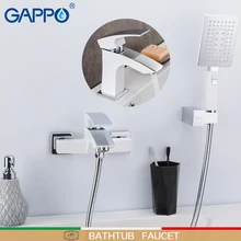 GAPPO küvet musluk banyo beyaz banyo duş bataryası küvet şelale musluk duş kulaklık batarya tasarrufu su muslukları