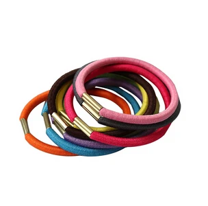 

10 Pcs/lot Korean Fashion Girl Elastic Hair Bands Tie Rope Ring Rubber Ponytail Holder Colorfully Black Hair Bands For Women