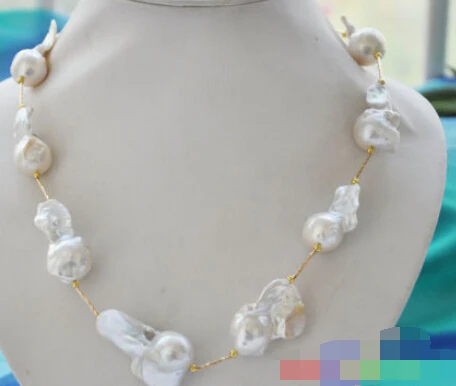 

ddh003790 white baroque KESHI REBORN PEARL GOLDEN NECKLACE 28% Discount