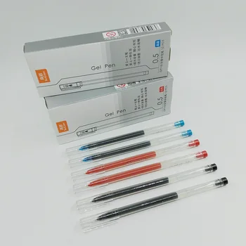 

[TrueColor] (6 Pieces/Lot) Super Large Capacity 0.5 mm Red Blue Black Gel Pen Stationery Office School Writing Supplies GP118