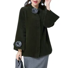 Spring New Cashmere Coat Women Upscale Plus