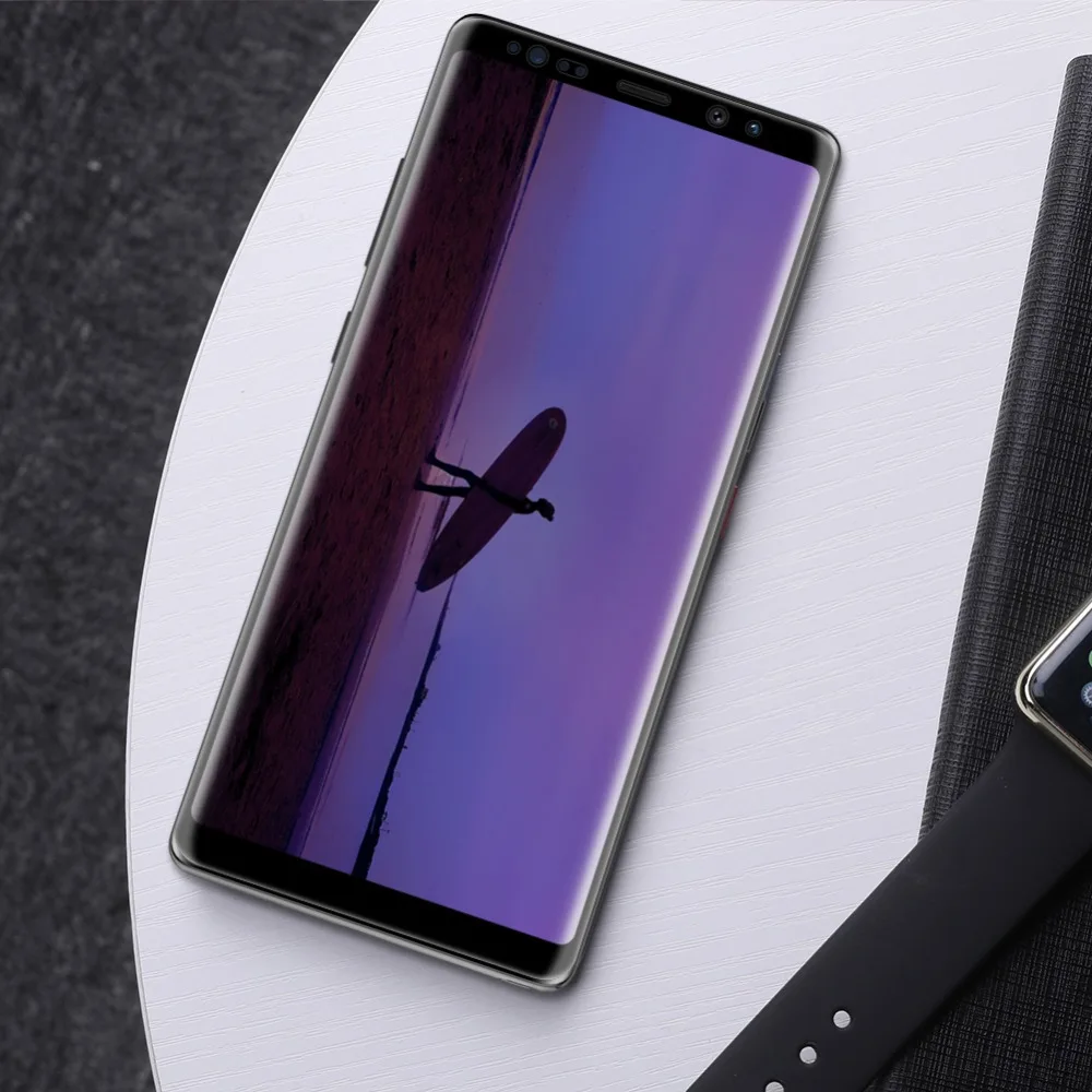 Для samsung Galaxy Note 8 Стекло 3D DS+ Max полное покрытие закаленное Стекло Экран протектор для samsung Note 8 Nilkin HD стеклянная плёнка