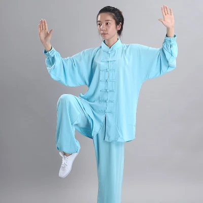 Костюм кунг-фу костюм кунг-фу одежда тай-чи форма тай-чи одежда DD033 C - Цвет: 9