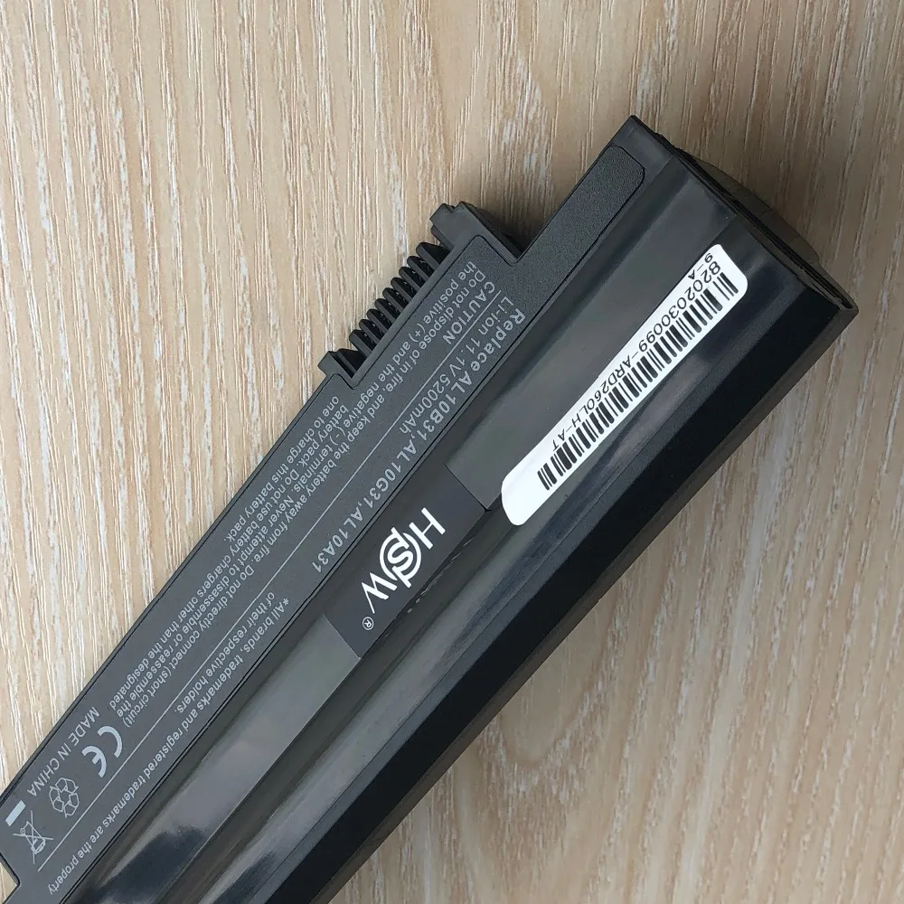 Laptop battery for Acer Aspire One 722 AO722 D257 D257E AL10A31 AL10G31 Netbook D260 D270 Happy Chrome AC700 AL10B31 for laptop battery