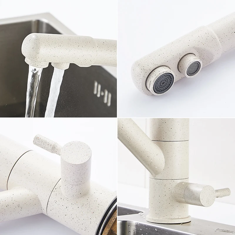 Fapully Brass Kitchen Faucet Sink Mixer Water Tap 360 Degree Rotation Drinking Water Filter Faucet 623-33YM Fapully Brass Kitchen Faucet Sink Mixer Water Tap 360 Degree Rotation Drinking Water Filter Faucet 623-33YM