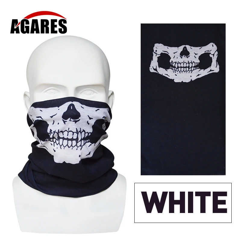 

Air Force Skull Tubular Protective Dust Mask Bandana Motorcycle Riding Polyester Scarf Face Neck Warmer Mask