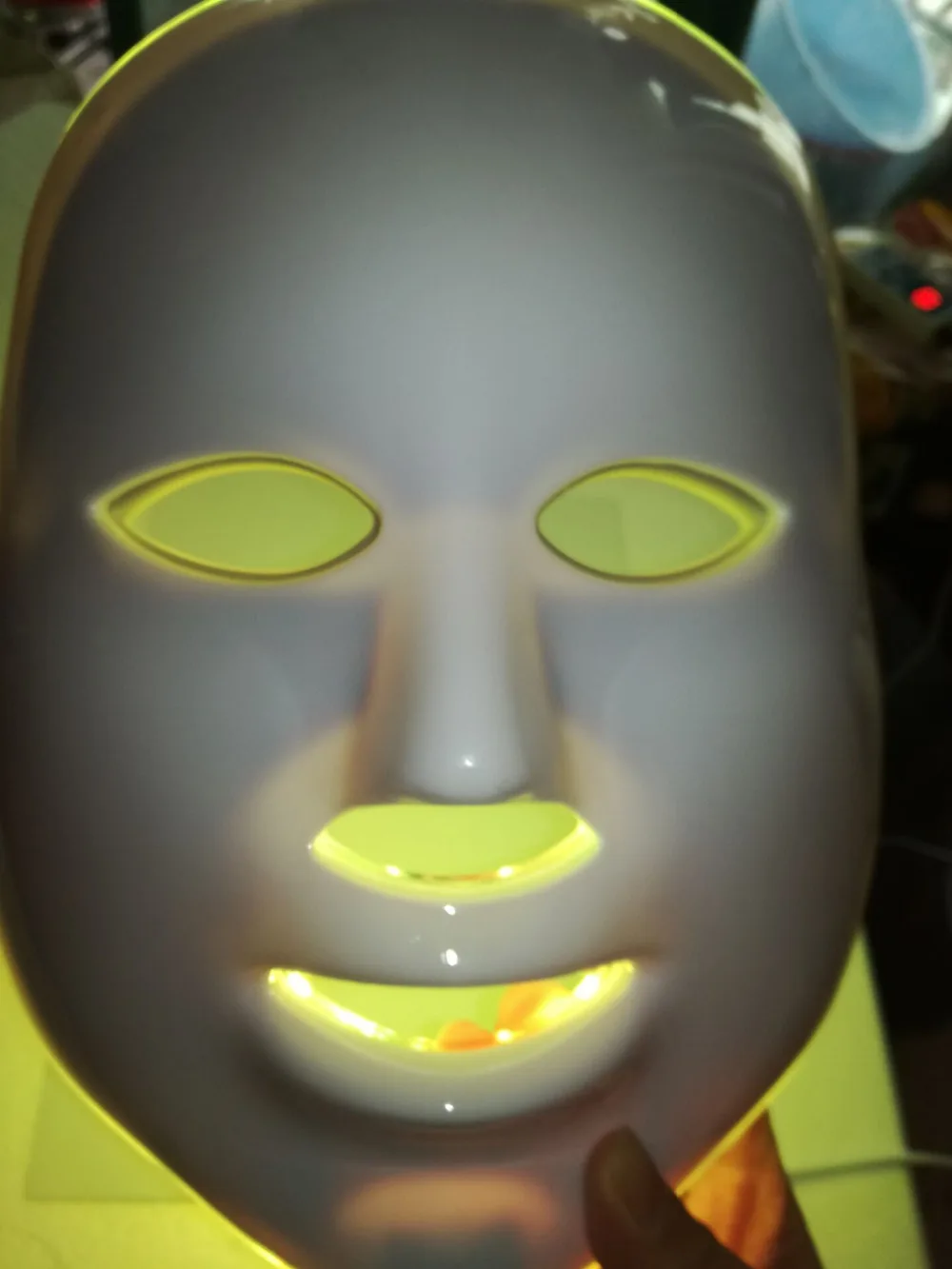 Фотодинамическая маска для лица светодиодный маска для лица 7 цветов омолаживающее косметическое устройство фототерапия удаление морщин Антивозрастной уход за кожей