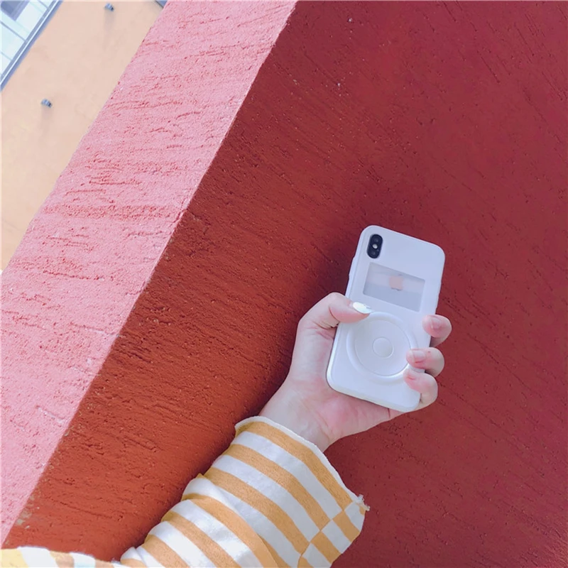 Ins Hot Simple Music Player For iphone 7 7plus 8 8plus X 6 6S 6Plus Case Trend Plain Patterned Cute Matte luxurious TPU Shell    (4)