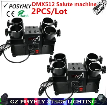 

2pcs/ Dmx512 4-head Salute machine, stage electronic fireworks launchers professional dj equipment