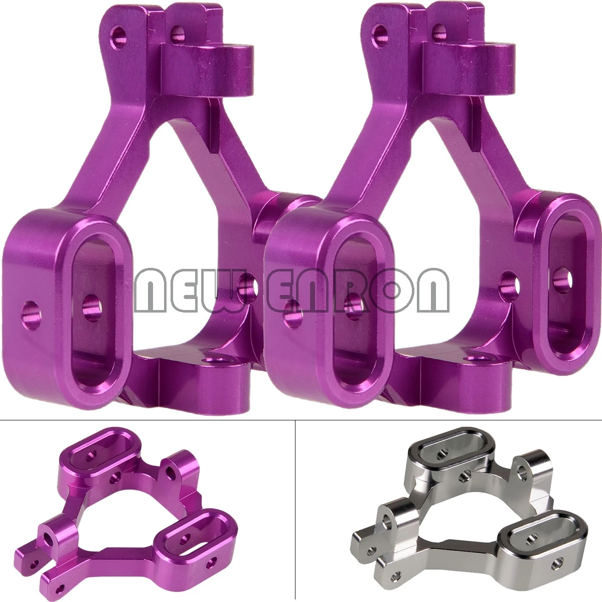 

NEW ENRON 2P ALUMINUM FRONT/REAR C-HUB FOR HPI SAVAGE X XL 21 25 SS 4.6 5.9 FLUX 85048