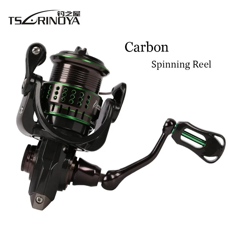 

TSURINOYA Kingfisher 800/1000 Spinning Fishing reel 162g Ultra-light Spinning Reel 10+1BB Carbon Fiber Body 5.2:1 4kg Drag