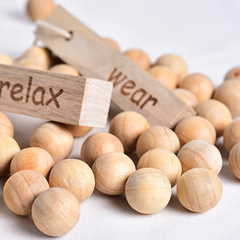 Bug Repellent Mildew Wood Ball Moth Insect Camphor Ball Wardrobe Clothes Drawer Health Pest Control 50 Pcs Natural Wood