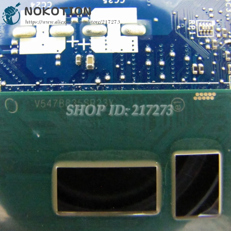 low cost  NOKOTION 815244-501 815244-001 Laptop Motherboard For HP Pavilion 15-AC Main Board AHL50 ABL52 LA-C