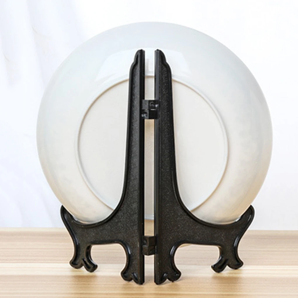 Тарелка коллекция стеллаж художественный демонстрационный стенд для хранения Органайзер складная чаша держатель пластины