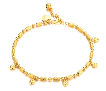 

Heart Beads Anklet for Women Barefoot Sandals Anklet,wedding jewelry Fashion Foot Chain Jewelry,N725