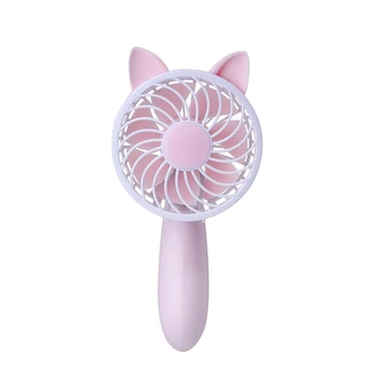 

Mini Desktop Fan Portable Handheld Cooling Fans 3 Speed Controlling USB Rechargeable Air Cooler for Travel Home Office