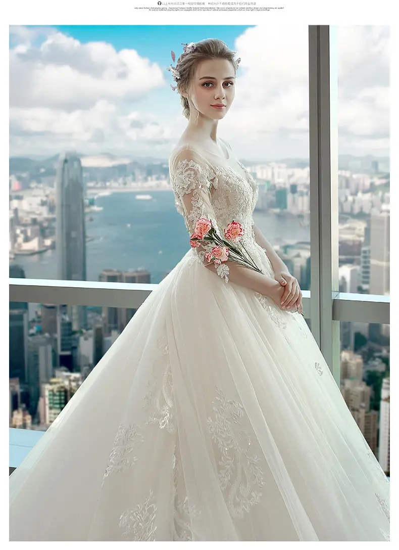 Свадебное платье 2019 новая Корейская принцесса невесты