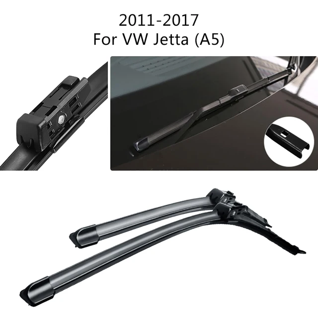 Wiper Blades Car Wipers For Volkswagen Jetta A5 / A6 2005 2006 2007
