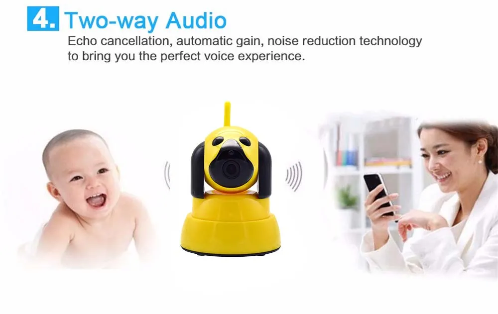 Wistino 720P Wireless IP Camera Motion Detection Home Baby Monitor IR Night Vision WiFi Camera Alarm Onvif Surveillance Security (11)