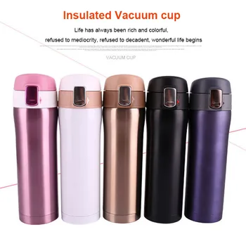 

Thermos Thermal Cup 500ml Vacuum Flasks Thermoses 304 Stainless Steel Insulated Thermos Cup Coffee Thermo Tumbler Travel Drink