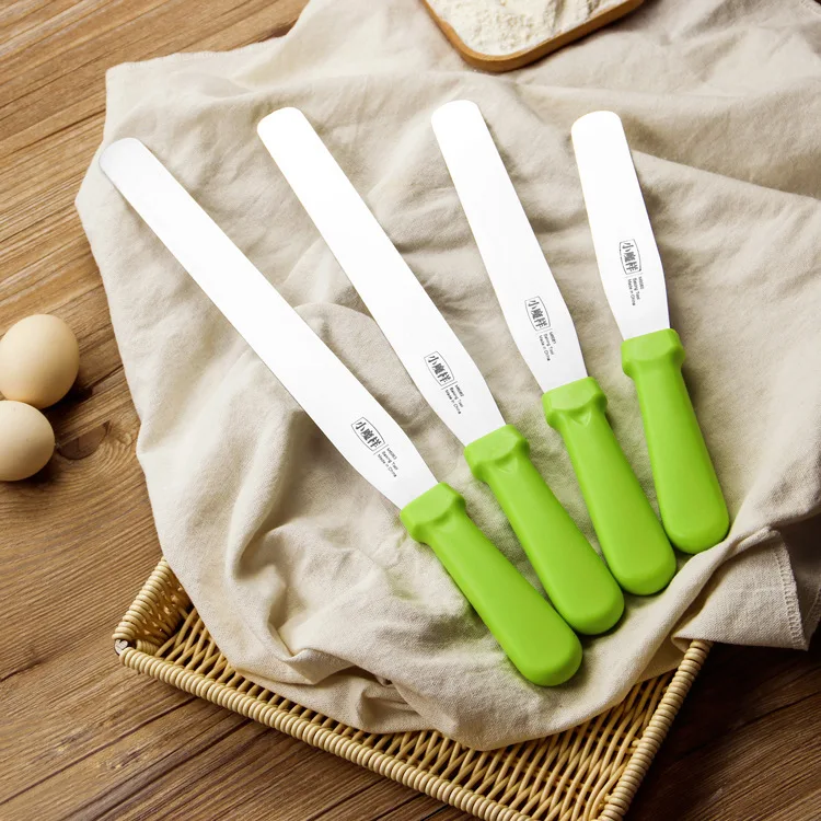  Magic Stainless Steel Cream Spatula 6/8/10/12-Inch Cake Surface Knife Cream Scraper Baking Decorati