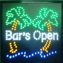 CHENXI Led Tiki Bar Beer Shop открытая неоновая вывеска 19x19 дюймов пластиковая рамка из ПВХ для бара пивной питьевой магазин бизнес открытый