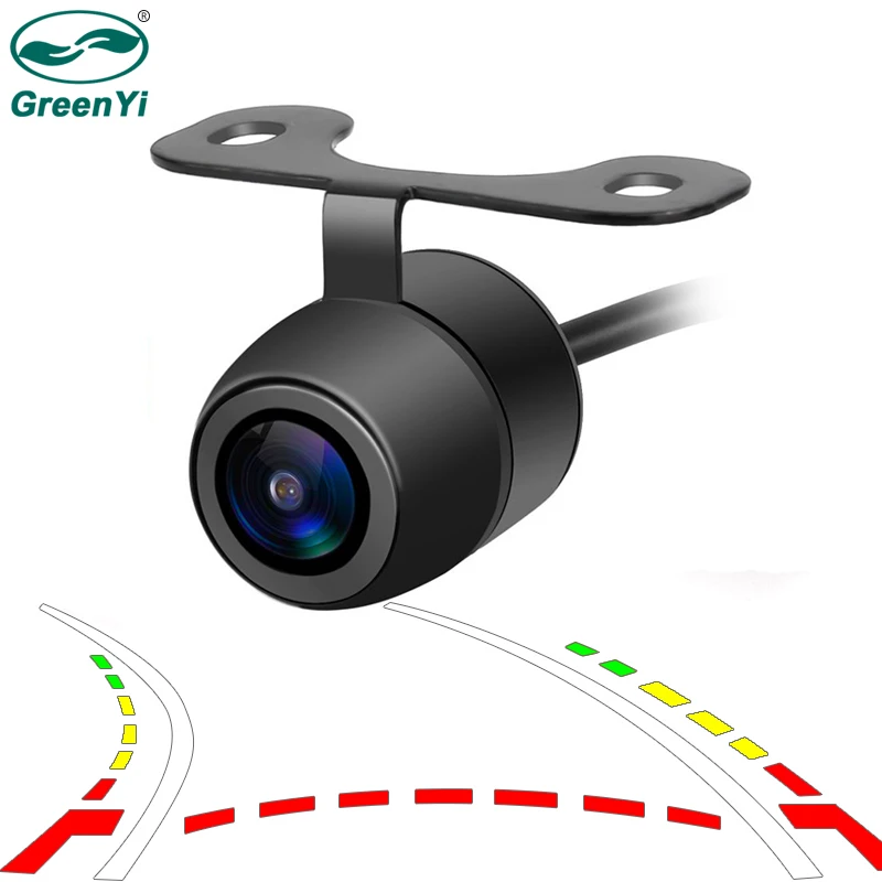 

GreenYi Intelligent Auto HD Car Backup Reverse Trajectory Camera Parking aid Universal Camera Rear View Camera Dynamic Guideline