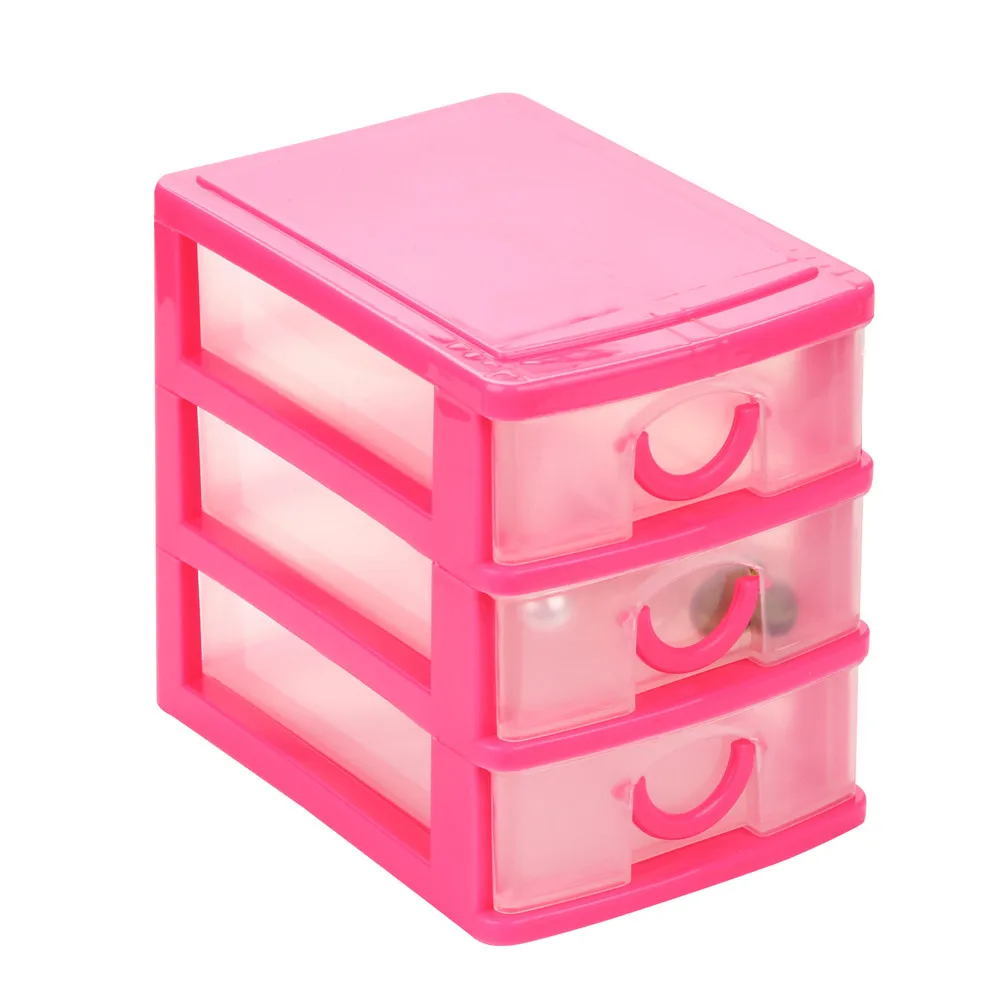 Drawer Plastic Organizer Cabinet Drawers Mini Small Desktop Storage Durable Sundries Case Objects Cajonera meuble de rangement 2 - Цвет: M