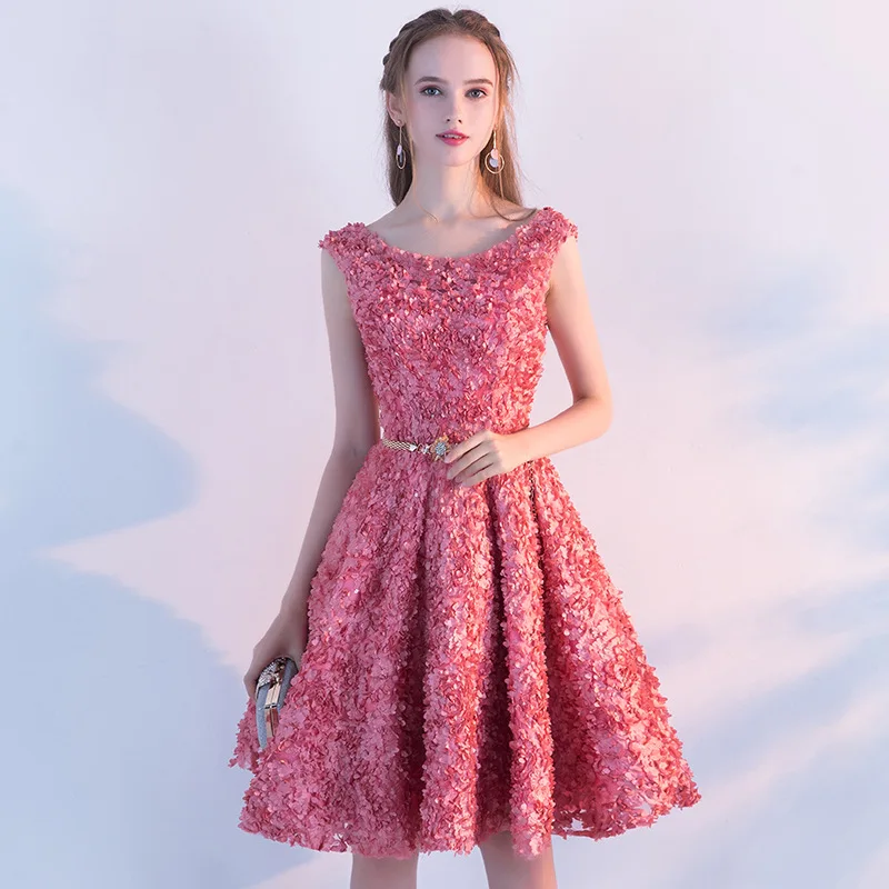 Розовые блестящие вечерние платья, длинное модное вечернее платье, платья для особых случаев, вечерние платья для студентов, вечерние платья для женщин ES2567 - Цвет: Розовый
