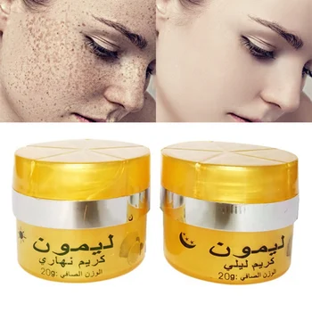 

New Effective Lemon Whitening Cream Remove Freckle Melasma Acne Spots Pigment Melanin Face Care Cream