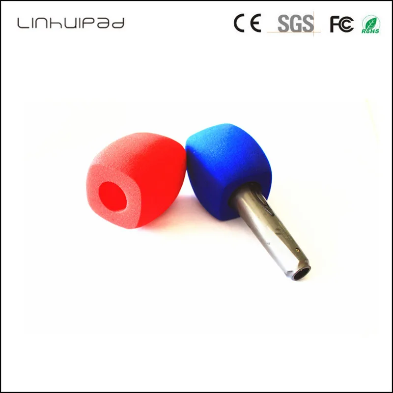 Linhuipad V97 4 см диаметр под заказ красный большой микрофон для интервью