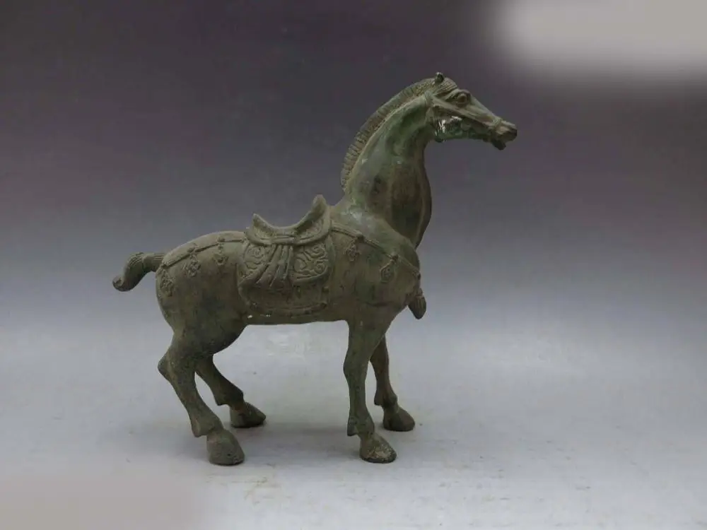 

DS China bronze copper carved fine Beautiful Horse Sculpture Statue