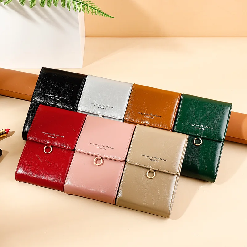 النساء الفاخرة الهاتف حقيبة ساعي جلدية البسيطة الصيف حقائب كتف السيدات محفظة للعملة Crossbody حقيبة الأزياء العلامة التجارية الإناث محافظ