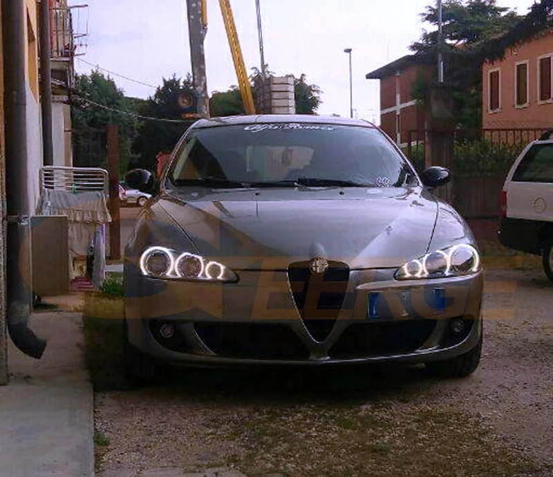 Для Alfa Romeo 147 2005 2006 2007 2008 2009 2010 Отлично 6 шт. Ультра яркое освещение COB led angel eyes kit halo кольца