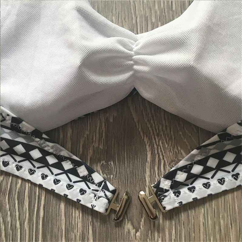 Trikini Low Cut Swimsuit Sexy Push Up