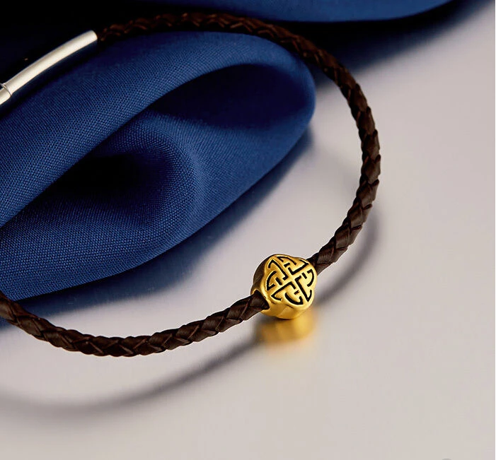 

Hot Sale FINE 999 24k Yellow Gold pendant/ 3D Bless Perfect harmony Pendant