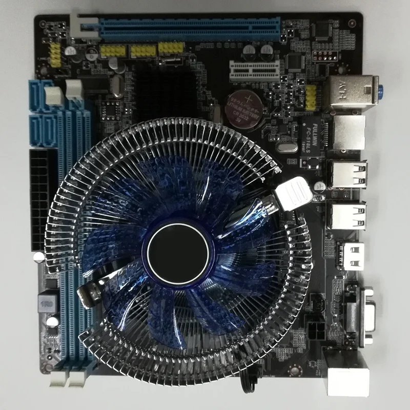 Hm55 компьютерная материнская плата набор I3 I5 Lga 1156 4G вентилятор памяти Atx настольный компьютер материнская плата в сборе Набор игровой набор