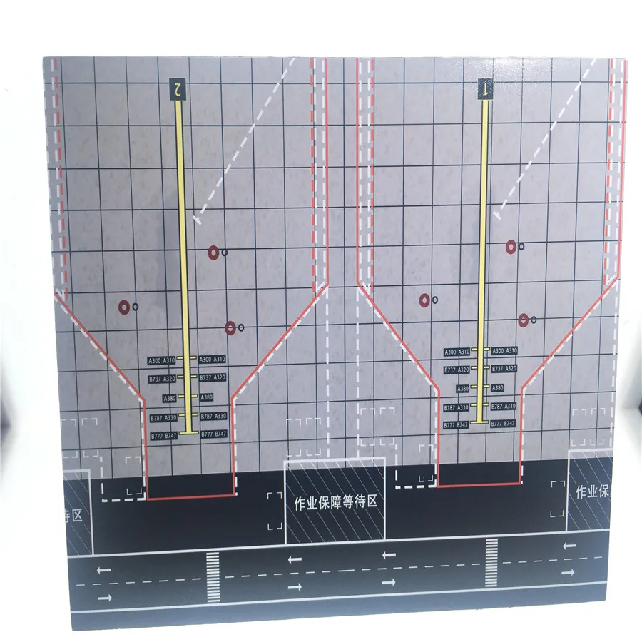 architecture model fence in airplane train layout02