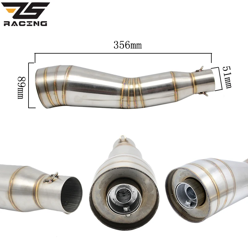 

ZS Racing 51mm Modified Escape Moto Yoshimura Motorcycle Exhaust Pipe CBR600 CBR1000 YZF FZ400 YZF600 Z750 Z800 TMAX530 R1 R6