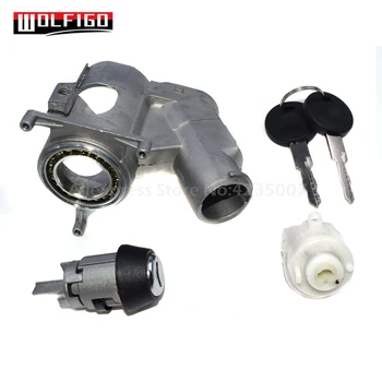 

WOLFIGO New Ignition Steering Lock Housing & Cylinder & Ignition Starter Switch Kit For AUDI 80 90 VW GOLF PASSAT POLO 155905851