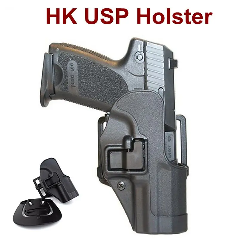 

Tactical Combat HK USP Pistol Holster Right Hand Gun Carry Case Quick Drop Hunting Shooting Gun Belt Holster For HK Compact USP