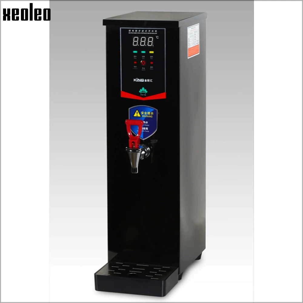 Xeoleo 10L Hot Water dispenser Commercial Hot Water machine 35L/H Stainless steel Water boiler for bubble tea shop 2500W Xeoleo 10L Hot Water dispenser Commercial Hot Water machine 35L/H Stainless steel Water boiler for bubble tea shop 2500W
