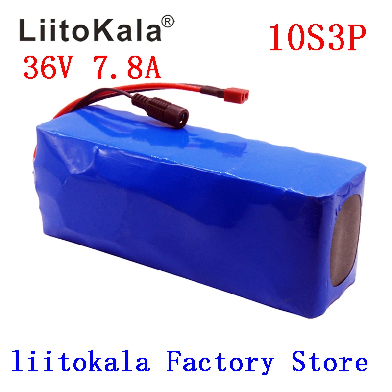 Аккумуляторная батарея LiitoKala 36 в 7 8 Ач 500 Вт 18650 модифицированные велосипеды