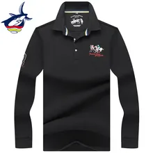 Новая мода Tace& Shark, Мужская рубашка поло, брендовая, высокое качество, хлопок, с отворотом, 3D вышивка, сплошной цвет, рубашки поло para hombre