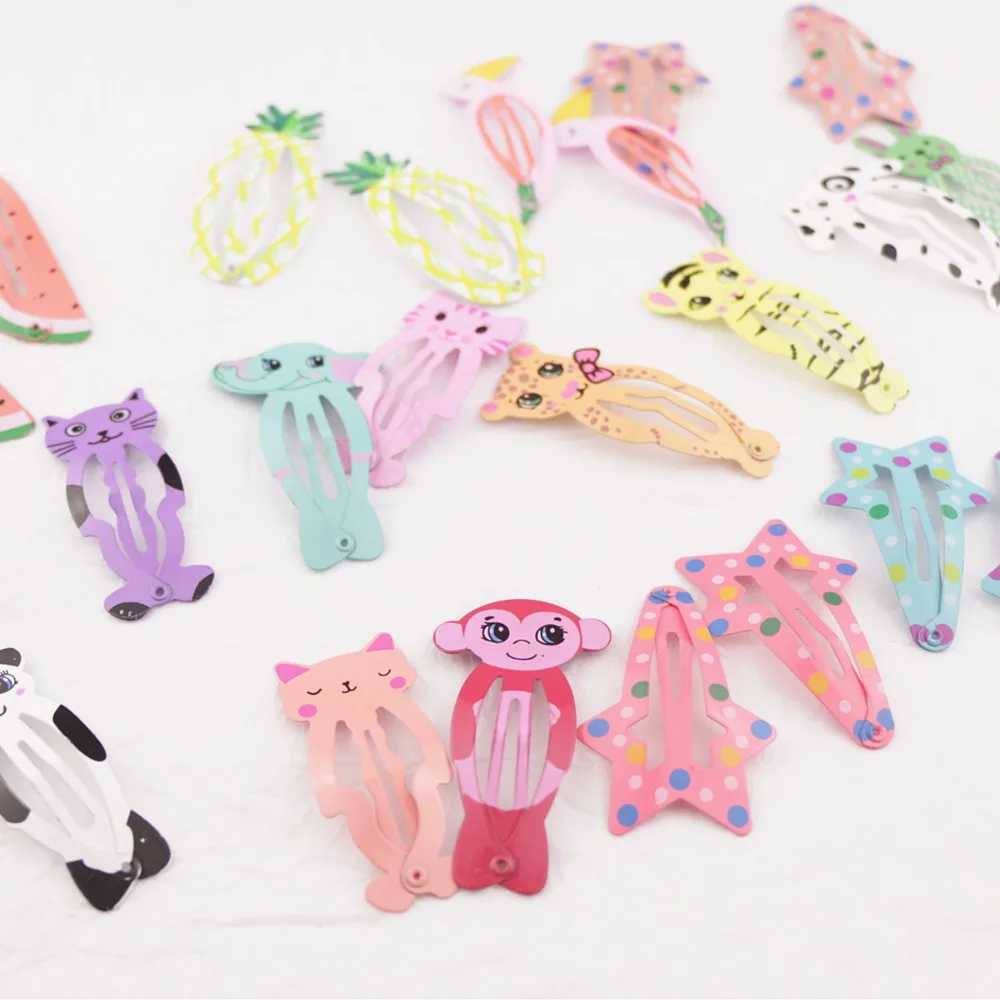 

50pcs Cute Baby Hair Clips for Hair Styling Accessories BB Snap Hair Clips Candy Color Barrettes for Kids Children