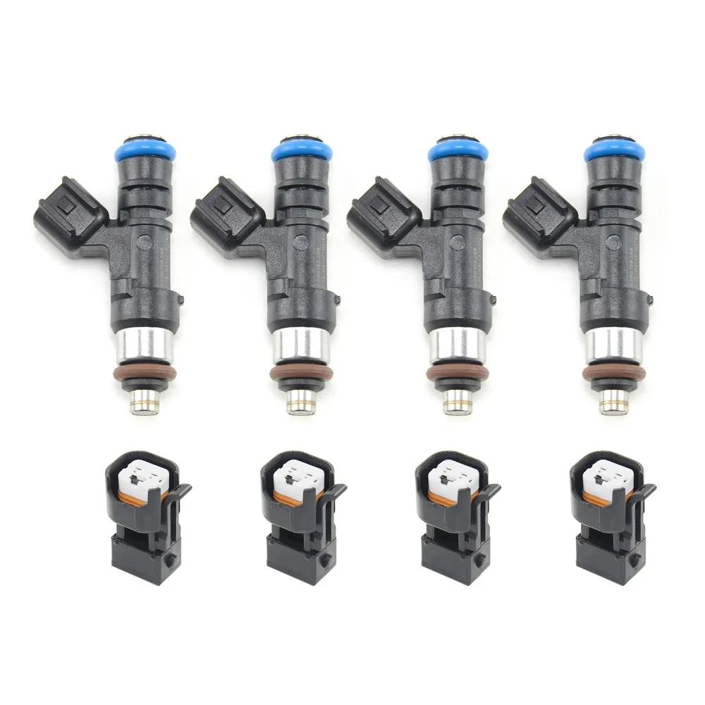 Топливные форсунки AP01 4 шт. для Audi A4 TT VW Golf Jetta 1 8 T turbo EV14 60lb 630cc 0280158298 0 280 158 298| |
