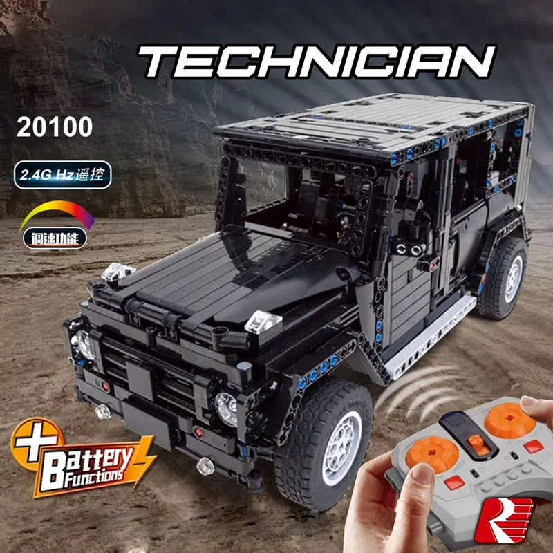 

DHL 20100 Technic MOC 2425 G500 AWD RC Motors Model Compatible LELE Building Blocks Bricks Educational Kids Toys Gifts