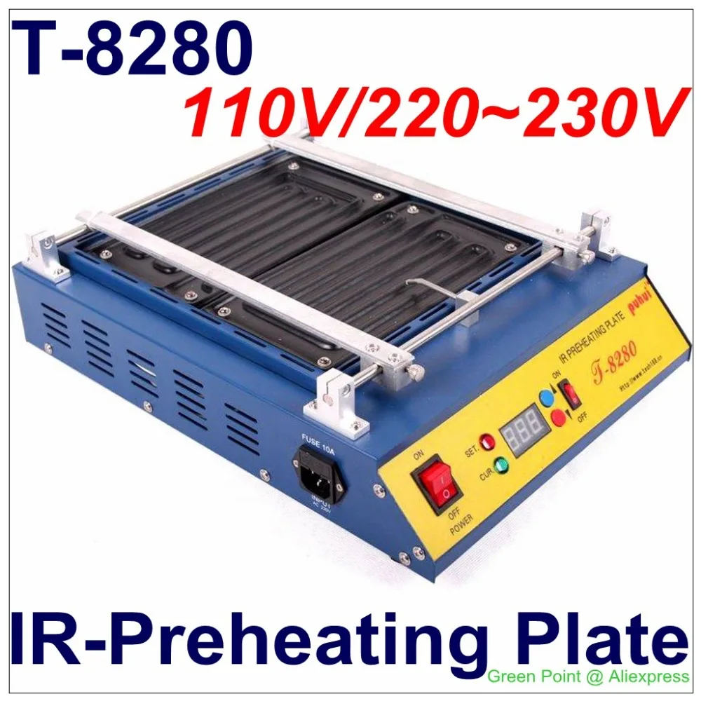 

PUHUI T-8280 IR Preheating Plate T8280 Preheat Oven T 8280 Infrared Preheating Station FOR PCB SMD BGA