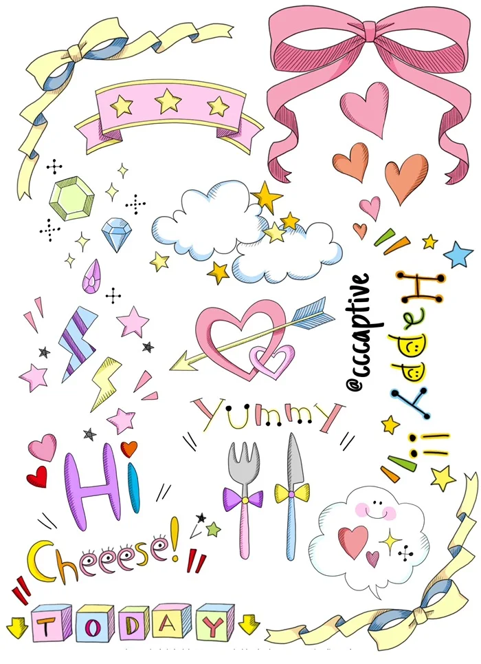 2 шт./партия Lapices Kawaii Sanrio, Hello Kitty DIY бумажные наклейки Канцтовары Post-It Скрапбукинг дневник Bullet Journal sticker s