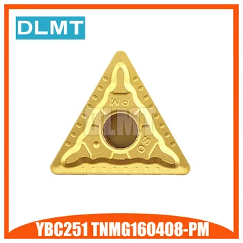 

10PCS TNMG160408-PM YBC251 CNC MACHINING TURNING INSERTS,Carbide insert Processing: steel